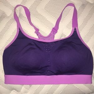 Purple and Blue Comfy Sports Bra